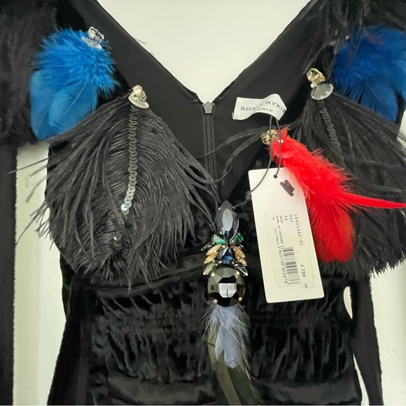 Sonia Rykiel Runway Black Evening Dress gown 34 - Picture 6 of 12